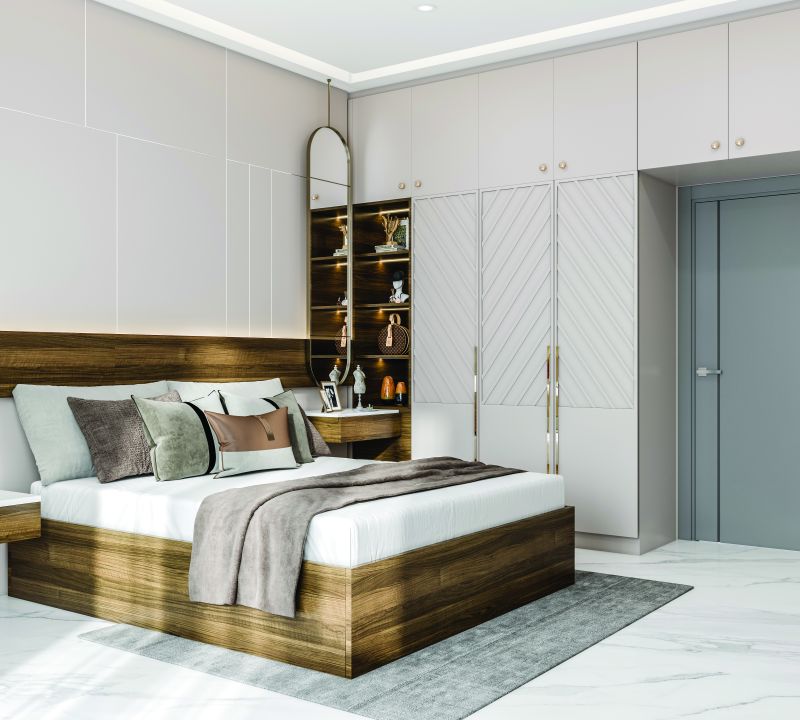 Bedroom in the Contemporary Indian style, by Huma Interiors