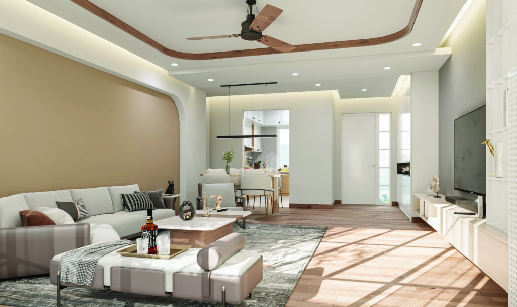 2 bhk flat interior design